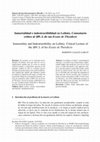 Research paper thumbnail of Inmortalidad e indestructibilidad en Leibniz. Comentario crítico al §89, I, de sus Essais de Théodicée