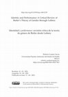 Research paper thumbnail of Identidad y performance: revisión crítica de la teoría de género de Butler desde Leibniz