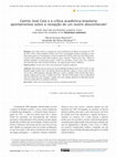 Research paper thumbnail of Camilo José Cela e a crítica acadêmica brasileira: apontamentos sobre a recepção de um ilustre desconhecido