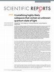 Research paper thumbnail of Crystallizing highly-likely subspaces that contain an unknown quantum state of light