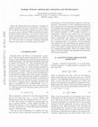 Research paper thumbnail of Analogy between optimal spin estimation and interferometry