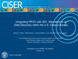 Research paper thumbnail of Integrating PROV with DDI: Mechanisms of data discovery within the US Census Bureau