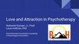 Research paper thumbnail of Love and Attraction in Psychotherapy