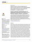 Research paper thumbnail of Galectin-8 as an immunosuppressor in experimental autoimmune encephalomyelitis and a target of human early prognostic antibodies in multiple sclerosis