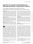 Research paper thumbnail of Agonistic AT1 receptor autoantibodies and monocyte stimulation in hypertensive patients*1