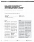 Research paper thumbnail of Latte crudo per la caseificazione: influenza della temperatura di stoccaggio sulle caratteristiche chimico-nutrizionali