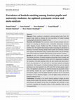 Research paper thumbnail of Prevalence of hookah smoking among Iranian pupils and university students: An updated systematic review and meta‐analysis