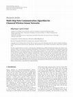 Research paper thumbnail of Multi-Hop Data Communication Algorithm for Clustered Wireless Sensor Networks