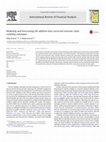 Research paper thumbnail of Modeling and forecasting the additive bias corrected extreme value volatility estimator