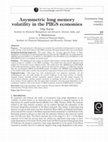 Research paper thumbnail of Asymmetric long memory volatility in the PIIGS economies