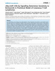 Research paper thumbnail of cMyc/miR-125b-5p Signalling Determines Sensitivity to Bortezomib in Preclinical Model of Cutaneous T-Cell Lymphomas