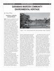 Research paper thumbnail of Saramaka Maroon Community Environmental Heritage