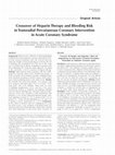 Research paper thumbnail of Crossover of Heparin Therapy and Bleeding Risk in Transradial Percutaneous Coronary Intervention in Acute Coronary Syndrome