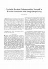 Research paper thumbnail of Systholic Boolean Orthonormalizer Network in Wavelet Domain for SAR Image Despeckling