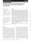 Research paper thumbnail of Association of interleukin 22 gene polymorphisms and serum IL-22 level with risk of systemic lupus erythematosus in a Chinese population