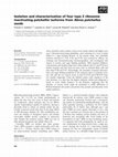 Research paper thumbnail of Isolation and characterization of four type 2 ribosome inactivating pulchellin isoforms from Abrus pulchellus seeds