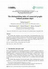 Research paper thumbnail of The distinguishing index of connected graphs without pendant edges