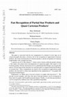 Research paper thumbnail of Fast recognition of partial star products and quasi cartesian products