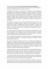 Research paper thumbnail of Analise e Resumo do artigo; Para uma Caracterização da Psicologia Social Brasileiro, de