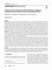 Research paper thumbnail of Predictors of Junior Versus Senior Elite Performance are Opposite: A Systematic Review and Meta-Analysis of Participation Patterns