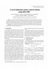 Research paper thumbnail of A novel induction motor control scheme using IDA-PBC