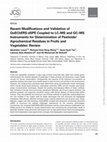 Research paper thumbnail of Recent Modifications and Validation of QuEChERS-dSPE Coupled to LC–MS and GC–MS Instruments for Determination of Pesticide/Agrochemical Residues in Fruits and Vegetables: Review