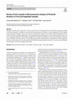 Research paper thumbnail of Review of Ionic Liquids in Microextraction Analysis of Pesticide Residues in Fruit and Vegetable Samples