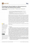 Research paper thumbnail of Controlling the Thermal Stability of a Bainitic Structure by Alloy Design and Isothermal Heat Treatment