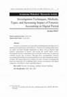 Research paper thumbnail of Investigation Techniques, Methods, Types, and Increasing Impact of Forensic Accounting in Digital Period