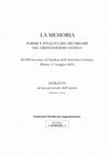 Research paper thumbnail of La filosofia come alleanza concessa ai Greci. La ricostruzione della memoria cristiana secondo Clemente Alessandrino