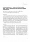 Research paper thumbnail of Histomorphometric analysis of subchondral bone of the femoral head in osteoarthritis and osteoporosis