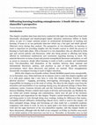 Research paper thumbnail of Theorising Learning to Teach in Higher Education