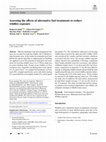 Research paper thumbnail of Assessing the effects of alternative fuel treatments to reduce wildfire exposure