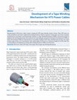 Research paper thumbnail of Development of a Tape Winding Mechanism for HTS Power Cables