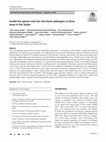 Research paper thumbnail of Ixodid tick species and two tick-borne pathogens in three areas in the Sudan