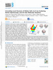 Research paper thumbnail of Unraveling Local Structure of Molten Salts via X-ray Scattering, Raman Spectroscopy, and Ab Initio Molecular Dynamics