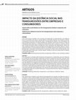 Research paper thumbnail of Impacto Da Distância Social Nas Transgressões Entre Empresas e Consumidores