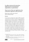 Research paper thumbnail of Los alfares marrones de los sitios lima. Implicancias de una aproximación arqueométrica a su proveniencia