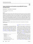 Research paper thumbnail of Speaker identification and localization using shuffled MFCC features and deep learning