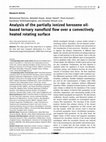 Research paper thumbnail of Analysis of the partially ionized kerosene oil-based ternary nanofluid flow over a convectively heated rotating surface