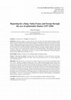 Research paper thumbnail of Reporting for a King: Valois France and Europe through the eyes of ambassador Dantas (1557-1568), Culture & History Digital Journal, 12-1, 2023, pp. 1-15