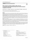 Research paper thumbnail of Effect of leukocyte-platelet-rich fibrin (L-PRF) on the rate of orthodontic tooth movement and expression of various biomarkers in gingival crevicular fluid