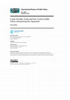 Research paper thumbnail of Frank FISCHER, Truth and Post-Truth in Public Policy: Interpreting the Arguments