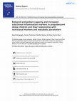 Research paper thumbnail of Reduced antioxidant capacity and increased subclinical inflammation markers in prepubescent obese children and their relationship with nutritional markers and metabolic parameters