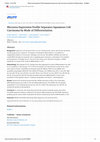 Research paper thumbnail of Microrna Expression Profile Separates Squamous Cell Carcinoma by Mode of Differentiation