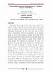 Research paper thumbnail of Women Empowerment in Documentaries: A Transitivity Analysis of Girl Rising