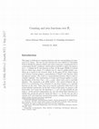 Research paper thumbnail of Counting and zeta functions over F1