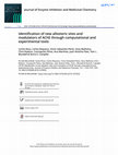 Research paper thumbnail of Identification of new allosteric sites and modulators of AChE through computational and experimental tools