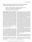 Research paper thumbnail of Larger late sodium conductance in M cells contributes to electrical heterogeneity in canine ventricle