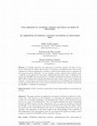 Research paper thumbnail of Uma aplicação de correlação canônica não linear em dados de tuberculose